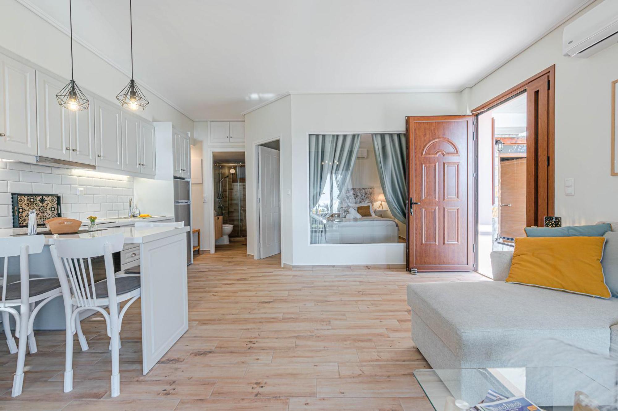 Paralio Astros Beachfront Suite Xiropigado Exterior foto