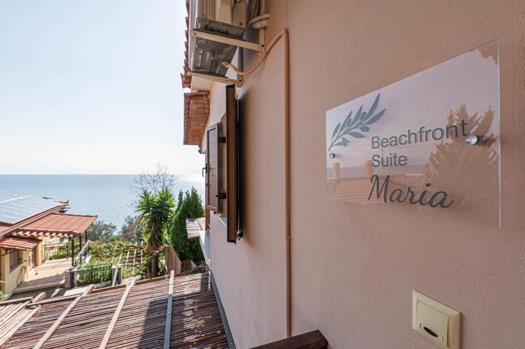 Paralio Astros Beachfront Suite Xiropigado Exterior foto