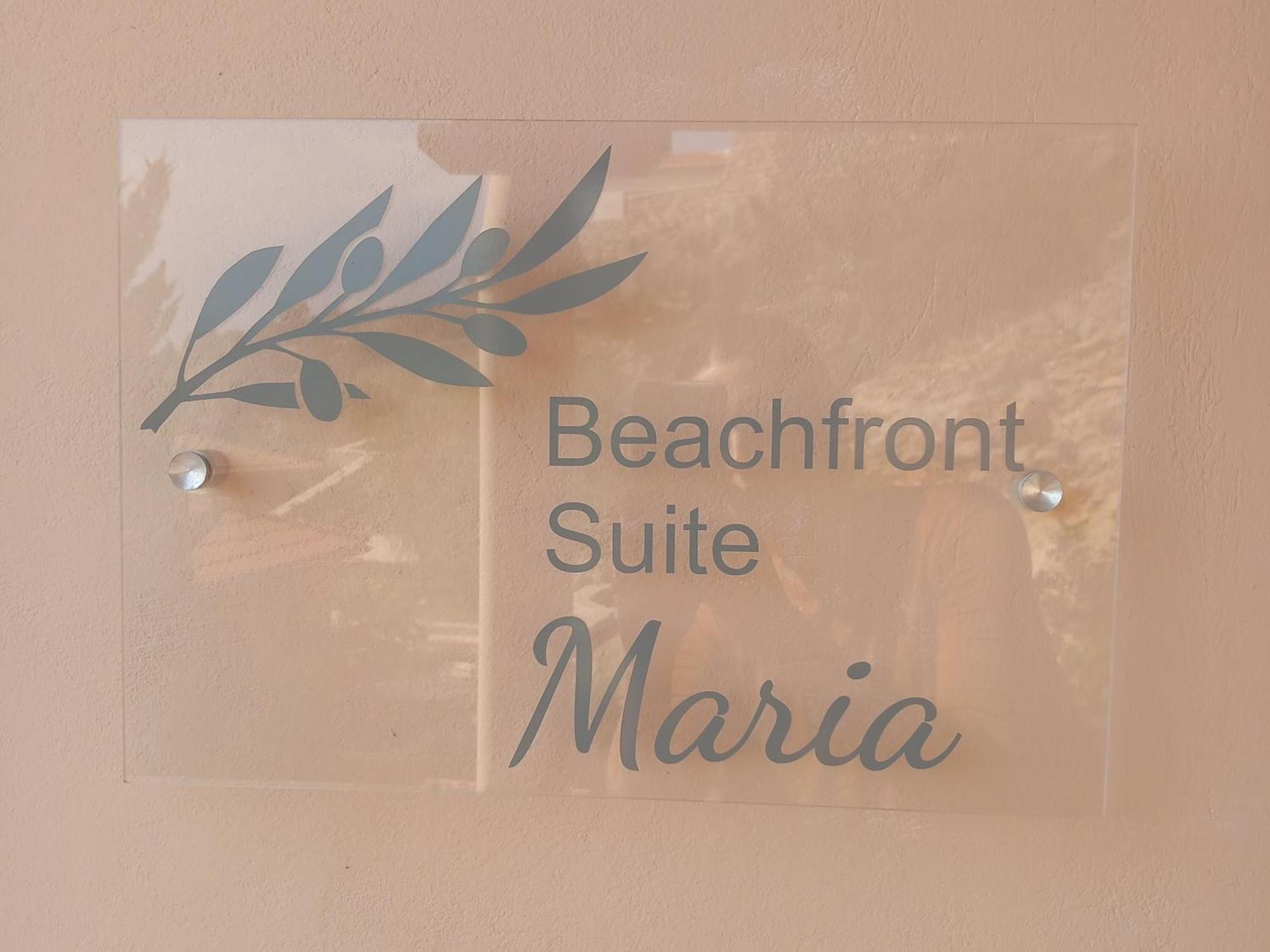 Paralio Astros Beachfront Suite Xiropigado Habitación foto